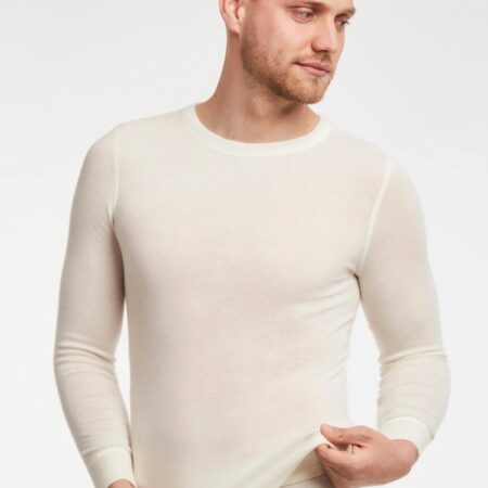 Camisa de manga larga para hombre de tejido grueso