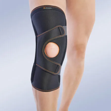 Rodillera con control medio-lateral de la rotula