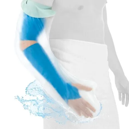 Accesorio cubre ortesis y escayola adulto brazo largo