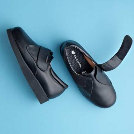 Zapato para diabéticos con cierre de velcro
