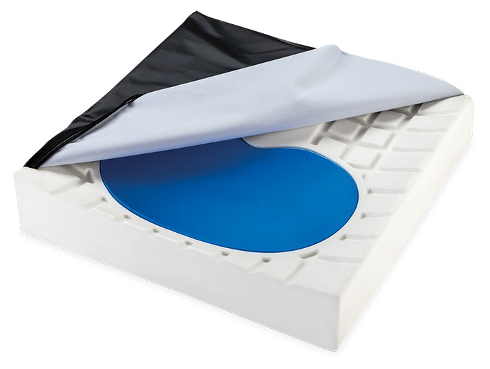 Cojín antiescaras viscosilicona cuadrado con memoria